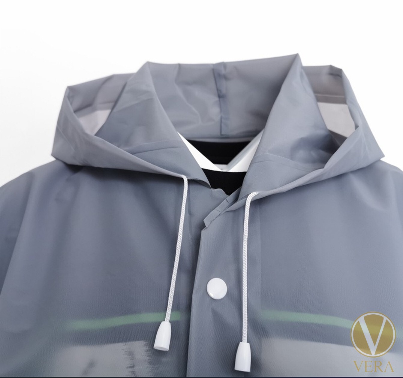 Unisex Adult Waterproof Raincoat Rain Coat Hooded Jacket Poncho Rainwear Camping
