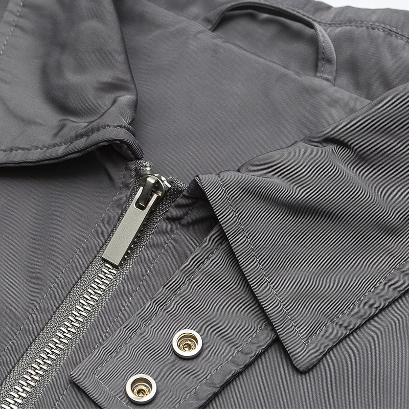 Hot Retro Flip Collar Pocket Windproof Flight Jacket Motorcycl Coat Street Party
