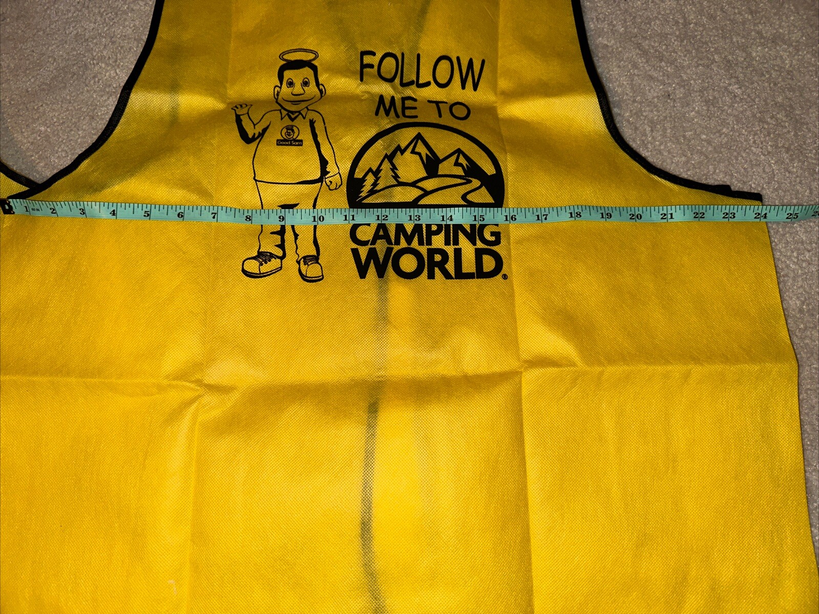 Lot Of 2 Good Sam Camping World Vest 2XL Yellow Polypropylene