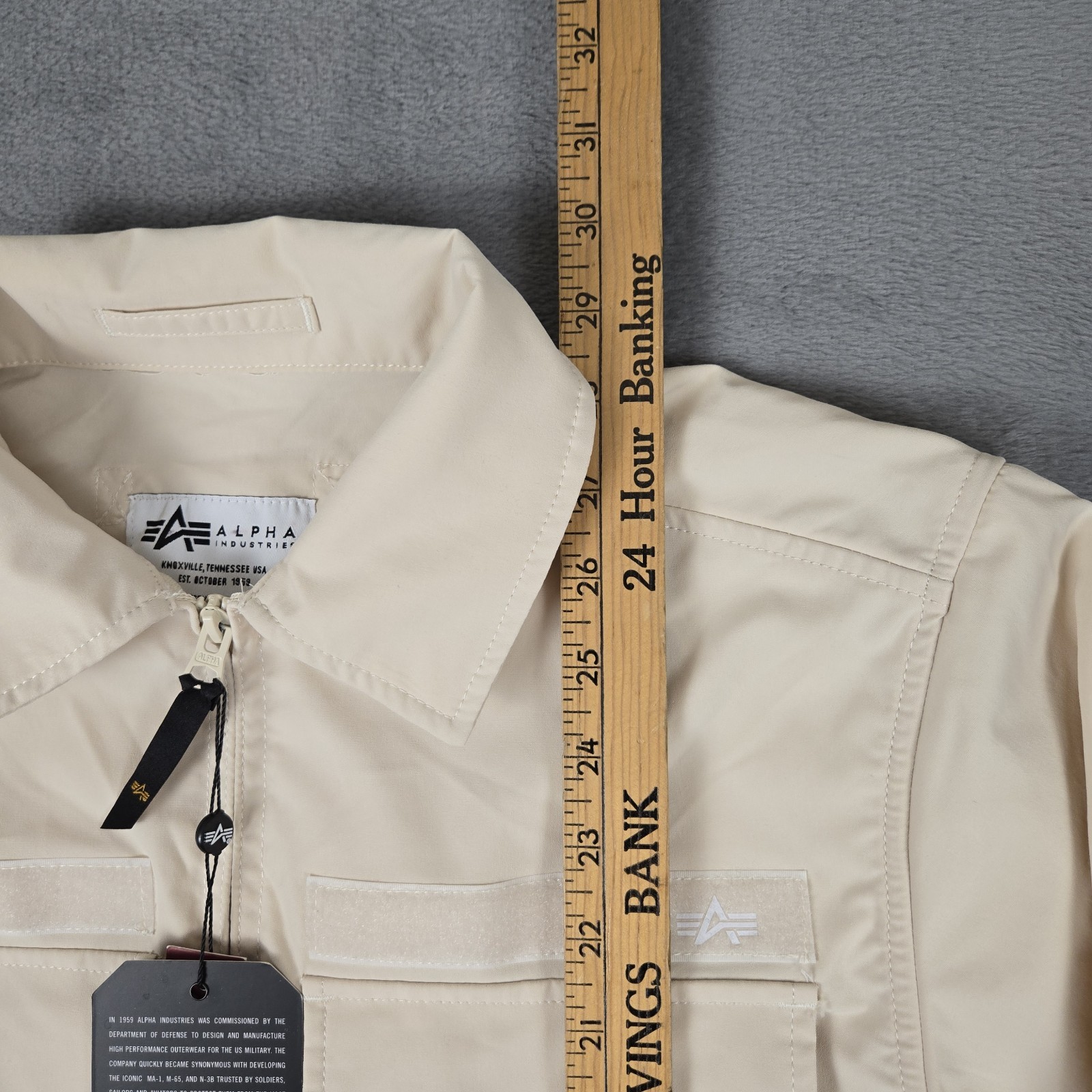 Alpha Industries X Urban Outfitters Nylon Cargo Shirt Jacket Mens Small NWT $199