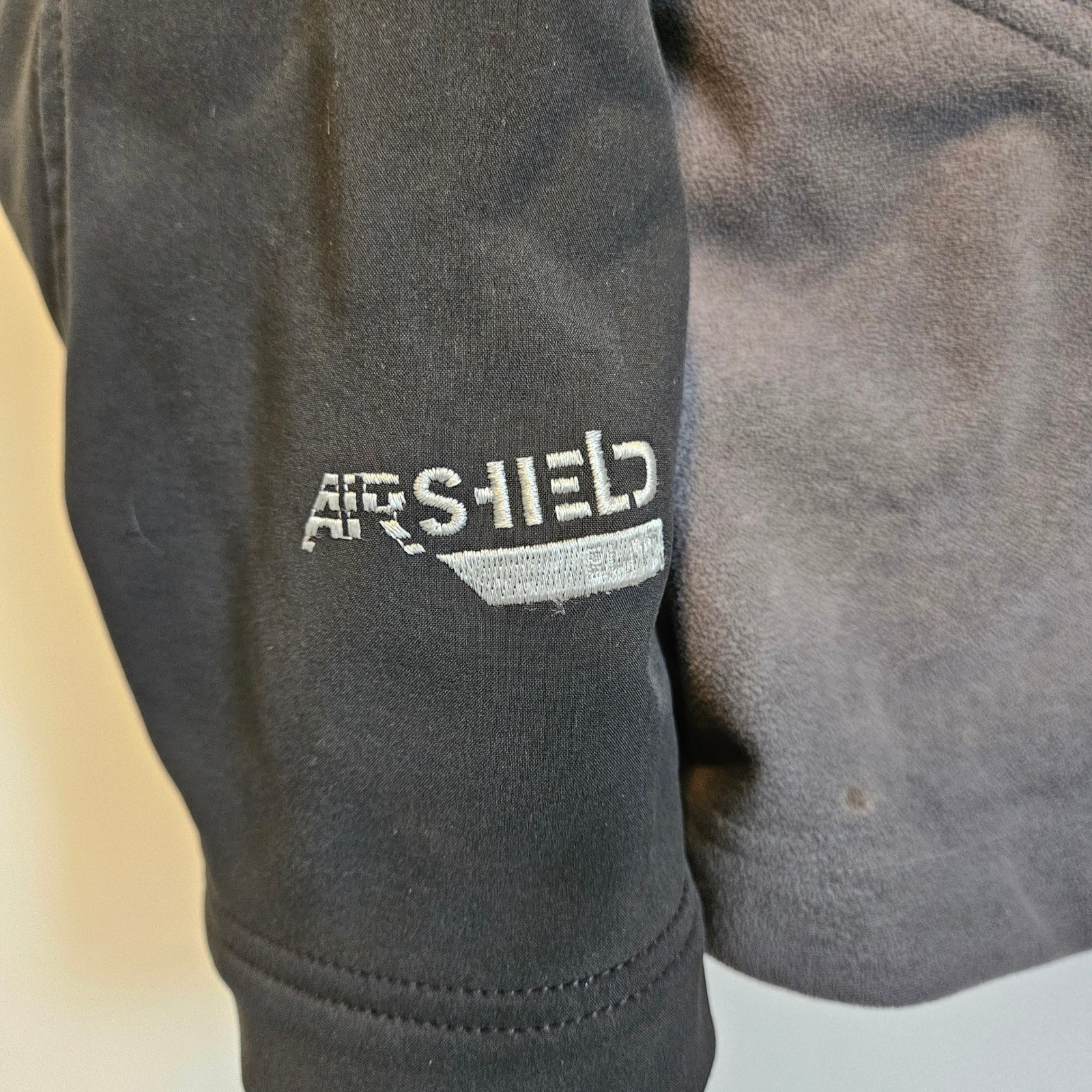Mountain Hardwear AirShield Fleece Softshell Jacket Gray Black Mens Large L