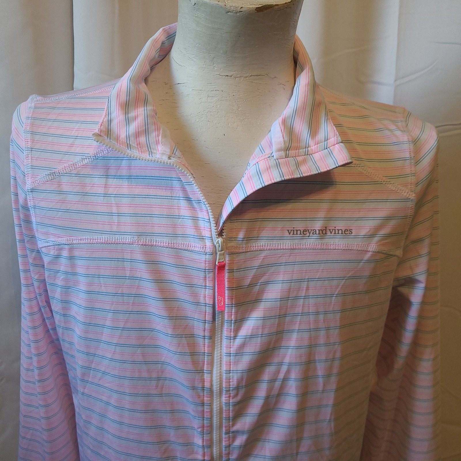 Men’s Vineyard Vines Full zip performance jacket – L – Polyester & Spandex