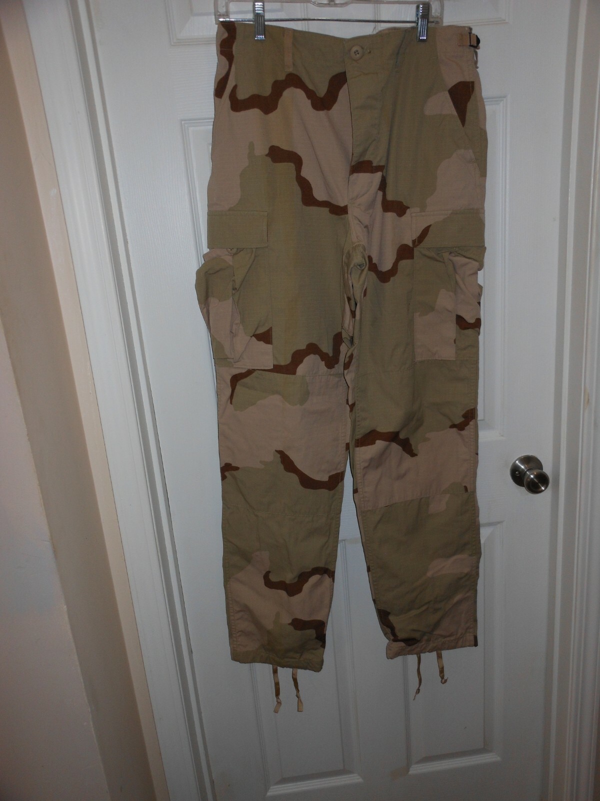 UNISEX Adult U.S. Military Desert Camo Pants see Pull Down