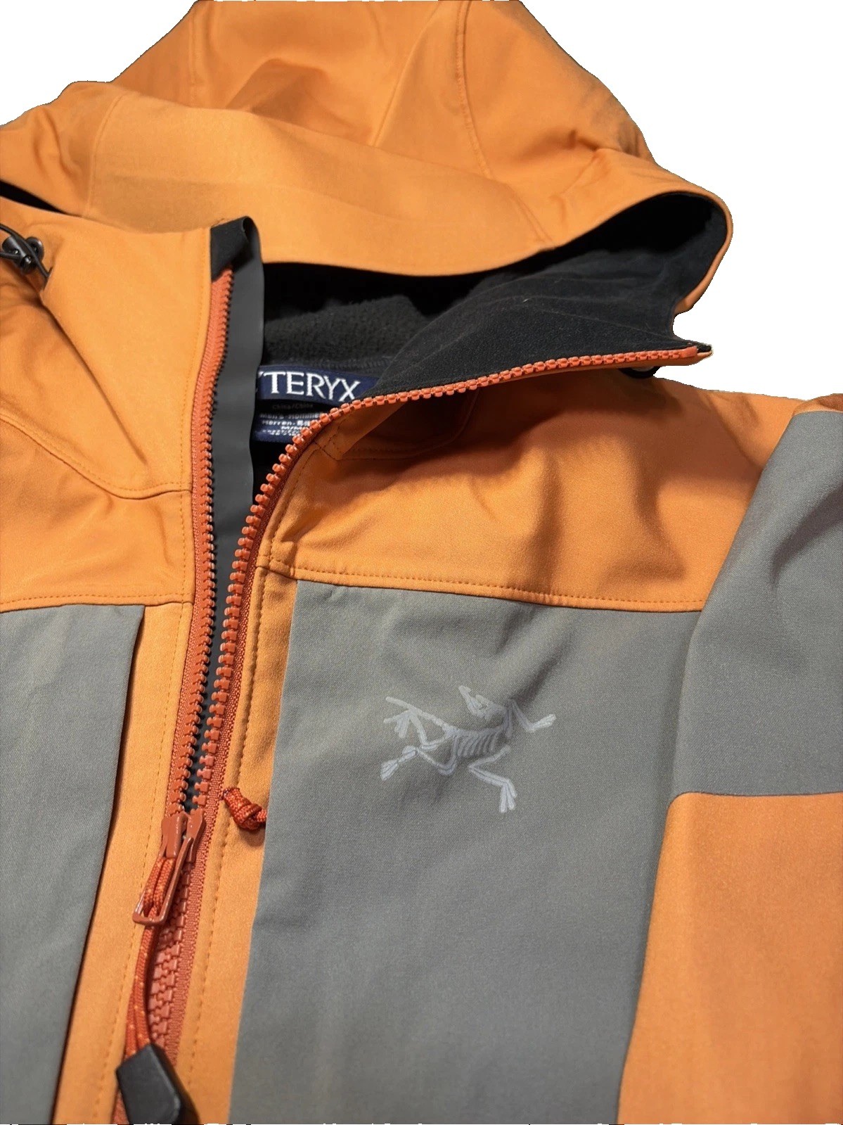 Arcteryx Orange Ski Waterproof Jacket Mens Size Medium