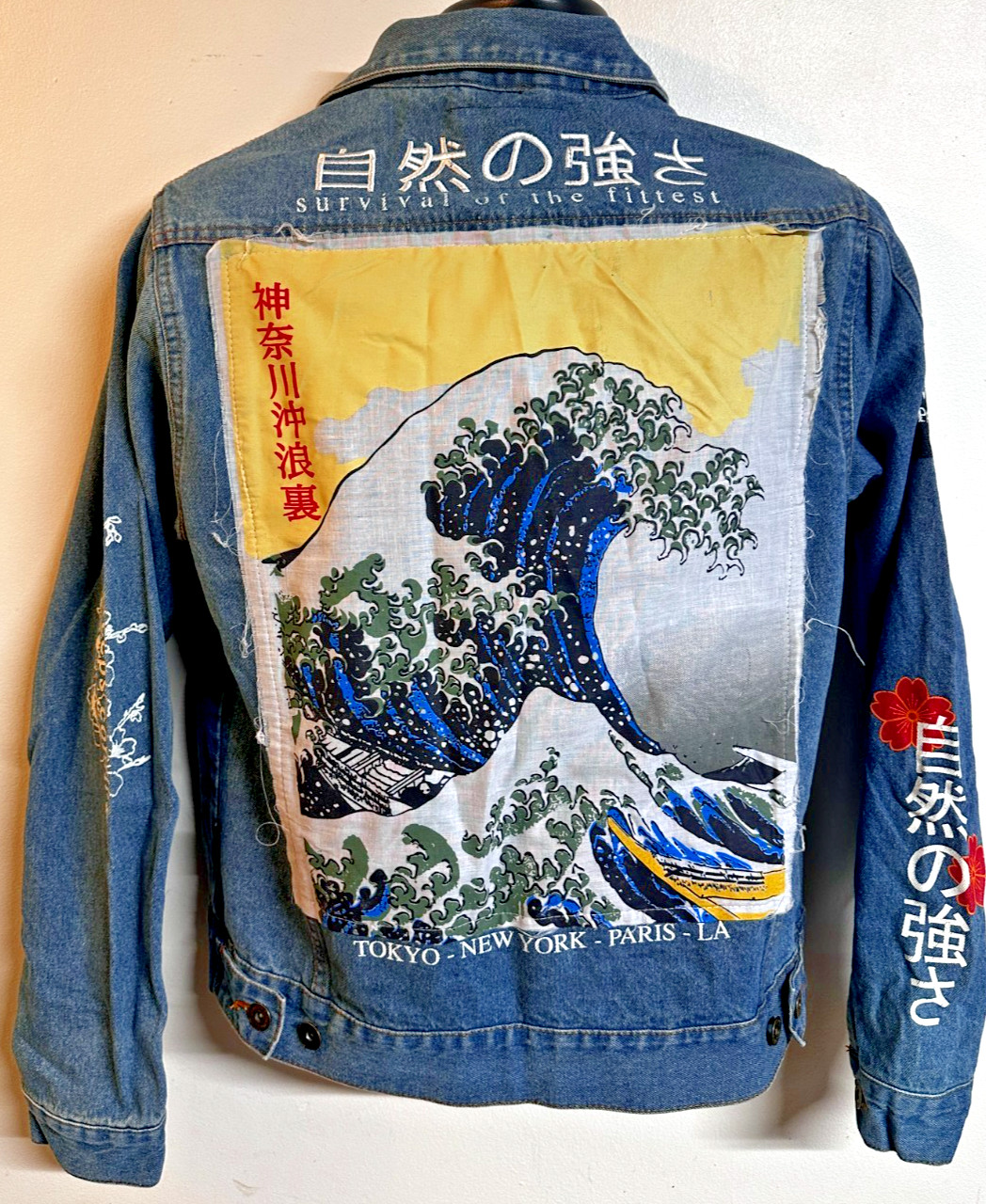 Brooklyn Cloth Survival Of The Fittest Japanese Unisex Adults SZ: S Blue – Used