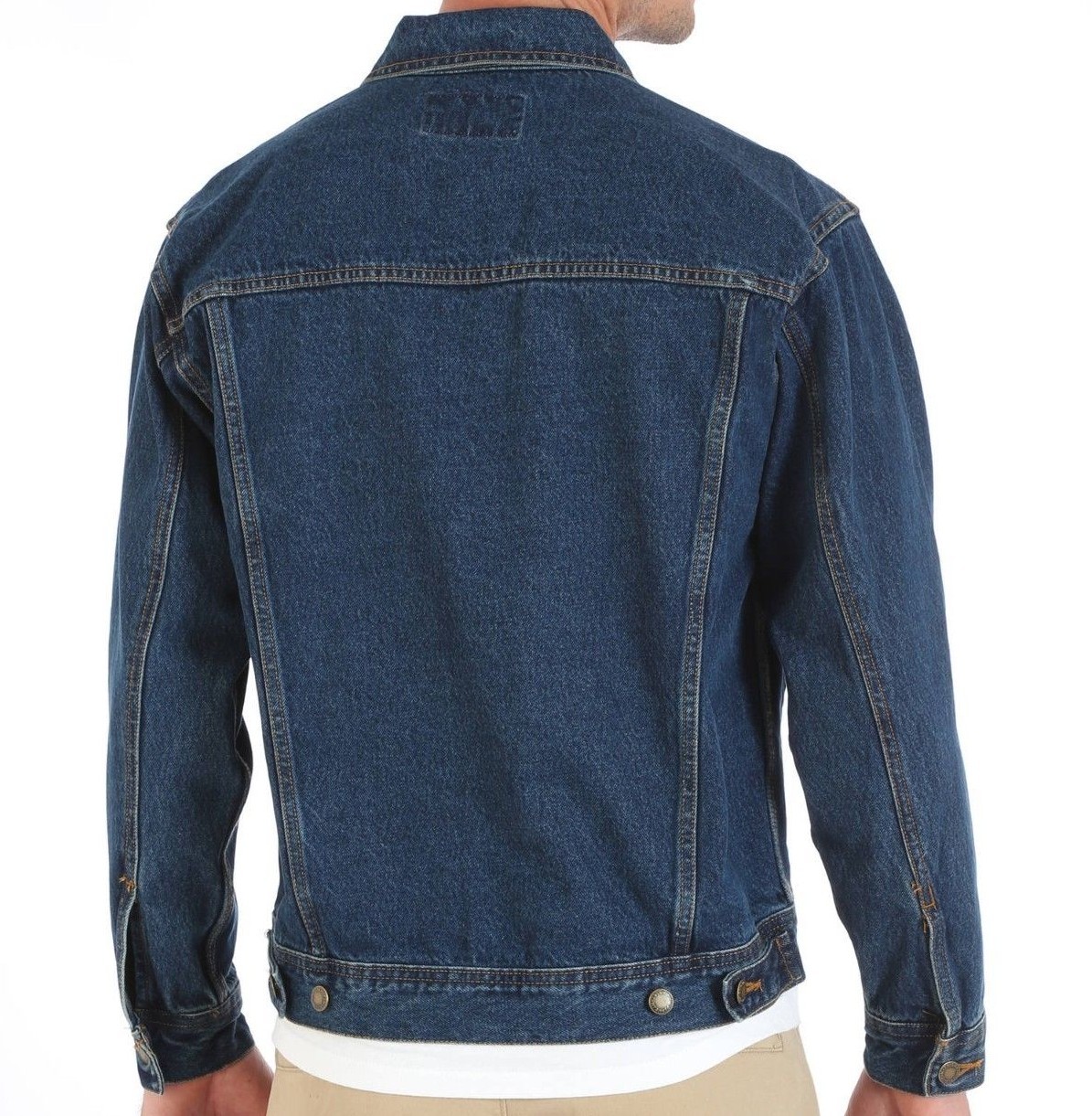 Men’s Wrangler Rugged Wear Denim Jacket – Inside Pockets