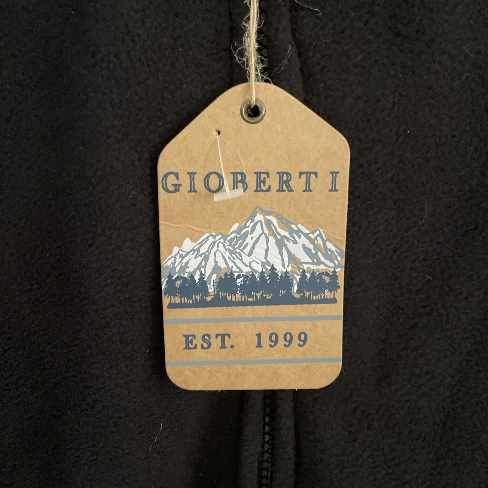 Gioberti Outerwear Mens L Fleece Jacket Zip Black Red Reversible Soft Cozy NWT