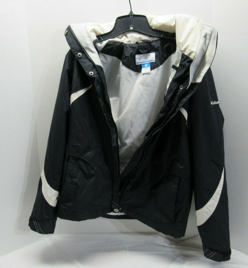 COLUMBIA SPORTWEAR COMPANY MENS BLACK INTERCHANGE JACKET 1 PIECE SIZE SMALL
