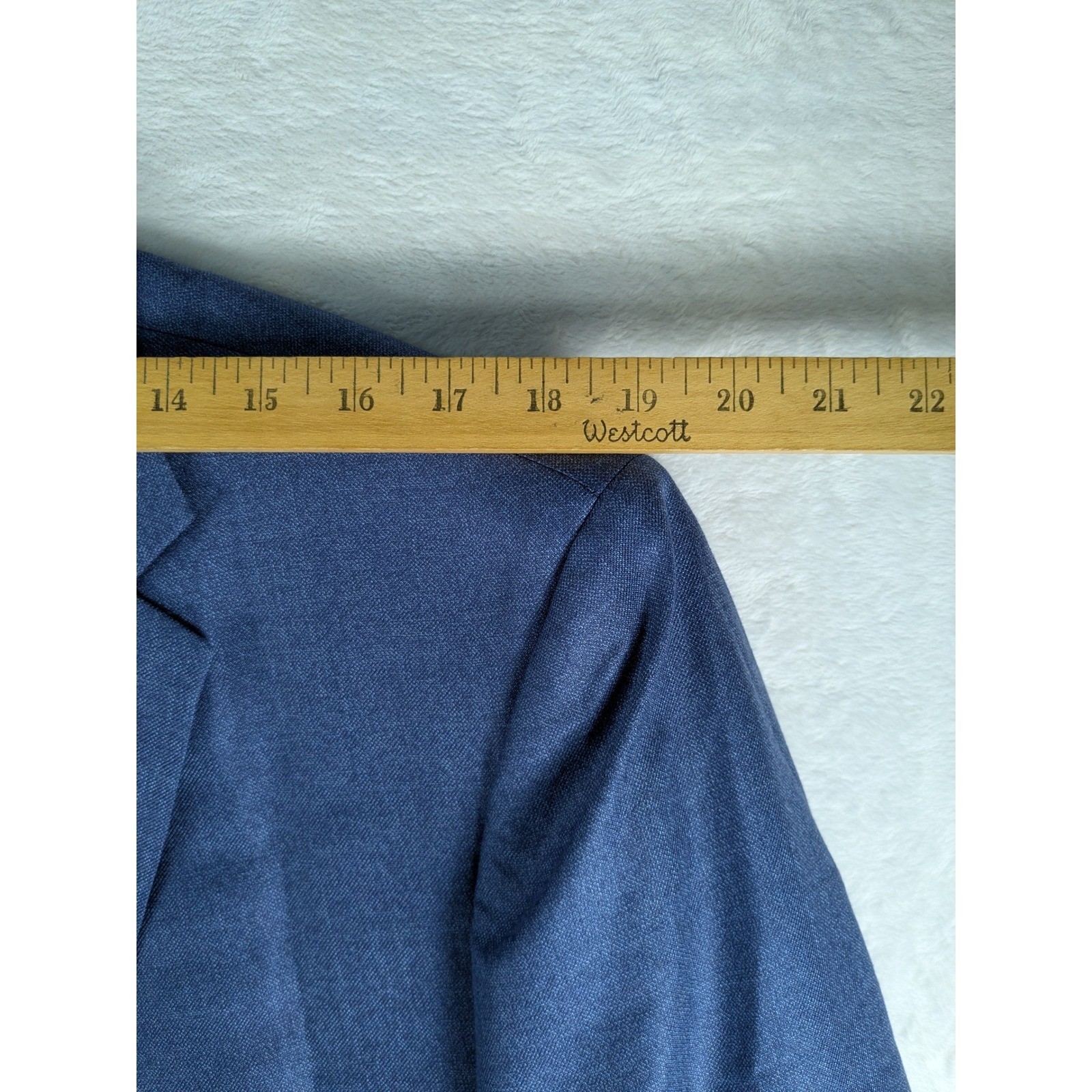 Turnbury Mens Made in Jordan Gray Two Button Blazer Jacket Business Attire