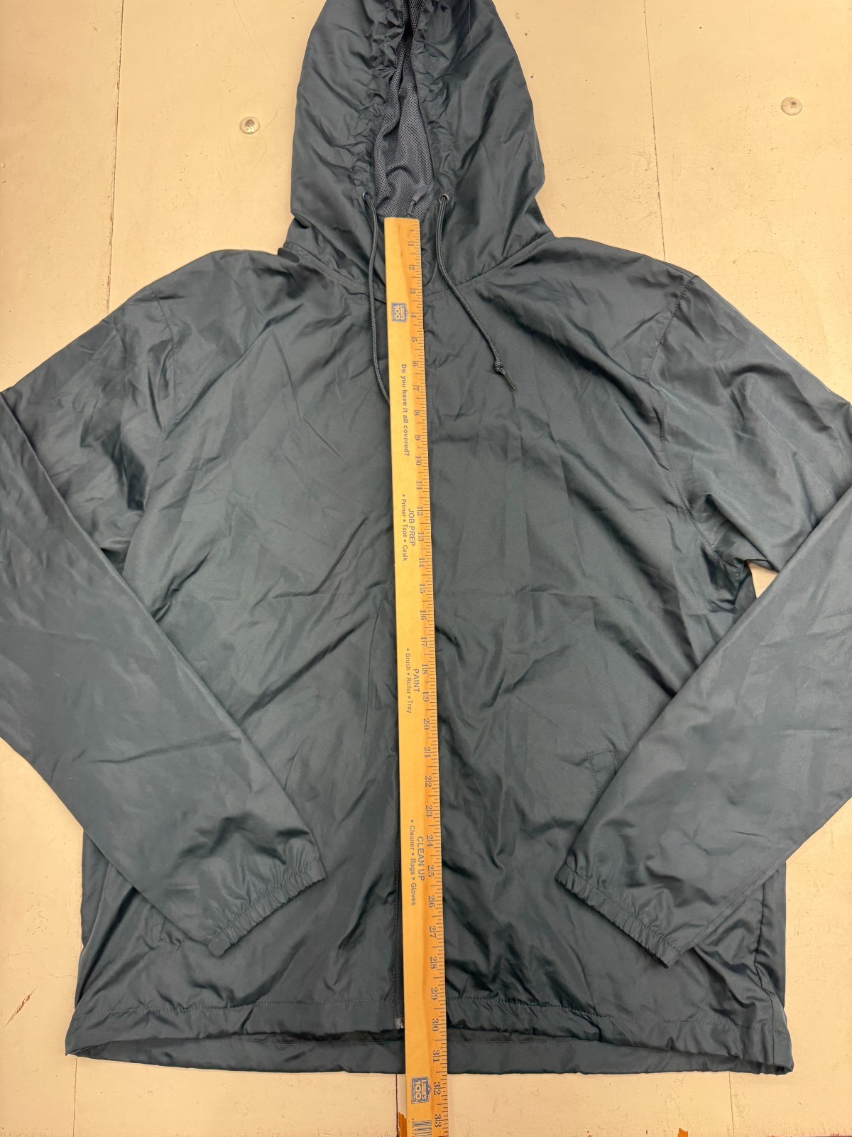 Independent Dark Blue Full Zip Lightweight Rain Jacket Unisex Adults Size 2XL
