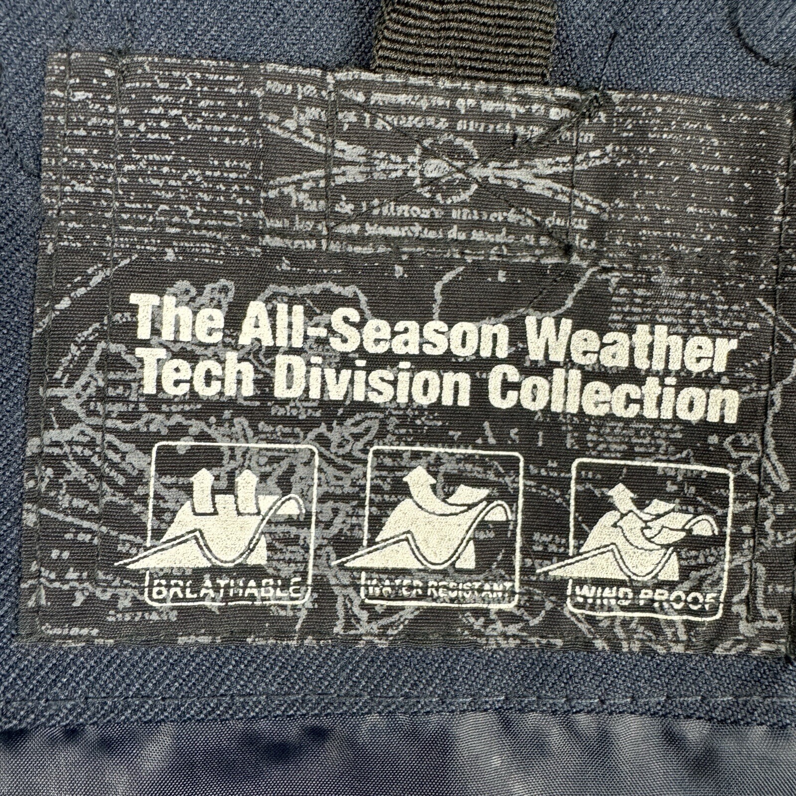Awaknd Land All-Season Weather Hooded Blue Parka Coat Jacket Fur Hood Lining XL